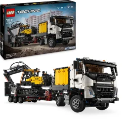 LEGO Lego Technic>42175 Volvo FMX-trailer og EC230 el-gravemaskin