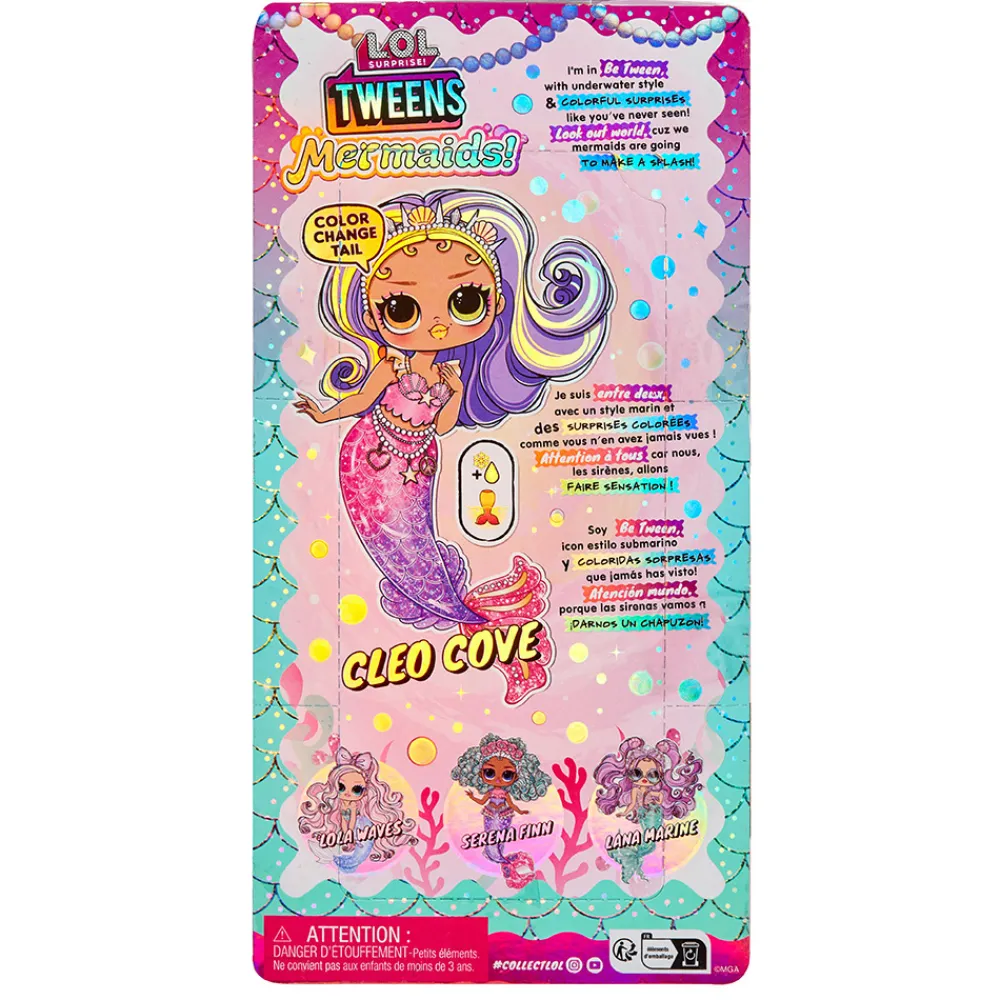 L.O.L. Suprise! Fidgets Og Småleker | Smådukker>L.O.L. Tweens Mermaid Doll - Cleo Cove