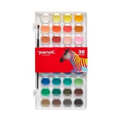 Penol Fargeblyanter Og Maling>Maleskrin - 36 plastlokk