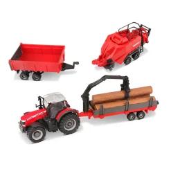 Bburago Lastebil, Gravemaskin Og Traktor>Massey Ferguson 8740S gårdstraktor