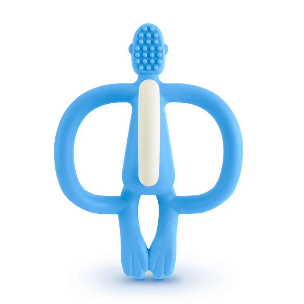 Matchstick Monkey Biteleker>Teething Light Blue