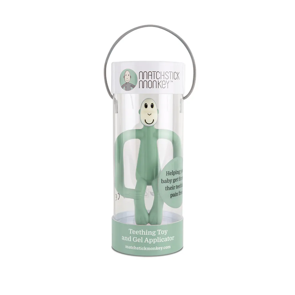 Matchstick Monkey Biteleker>Teething Mint Green