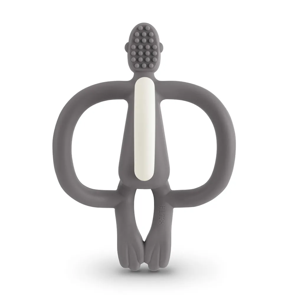 Matchstick Monkey Biteleker>Teething Grey
