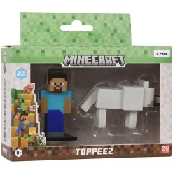 Minecraft Actionfigurer>3D Toppeez 2-pk