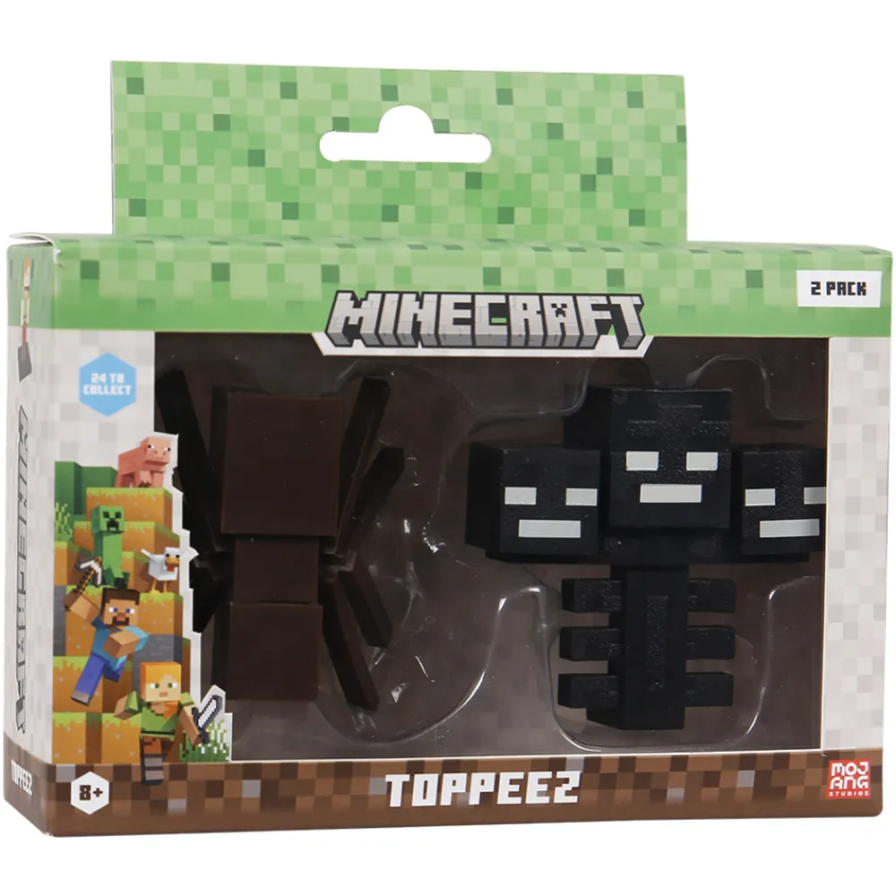 Minecraft Actionfigurer>3D Toppeez 2-pk