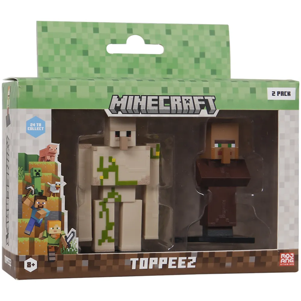 Minecraft Actionfigurer>3D Toppeez 2-pk