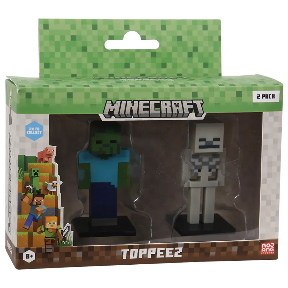 Minecraft Actionfigurer>3D Toppeez 2-pk