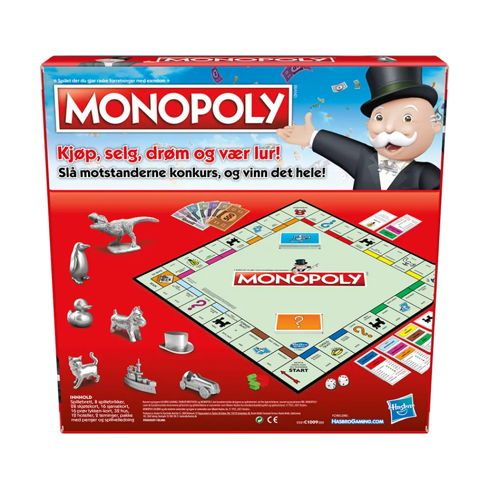 Hasbro Spill Og Puslespill>Monopol Klassisk