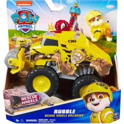 Paw Patrol Lekebiler | Paw Patrol>Rescue Wheels Themed Vehicles - Rubble