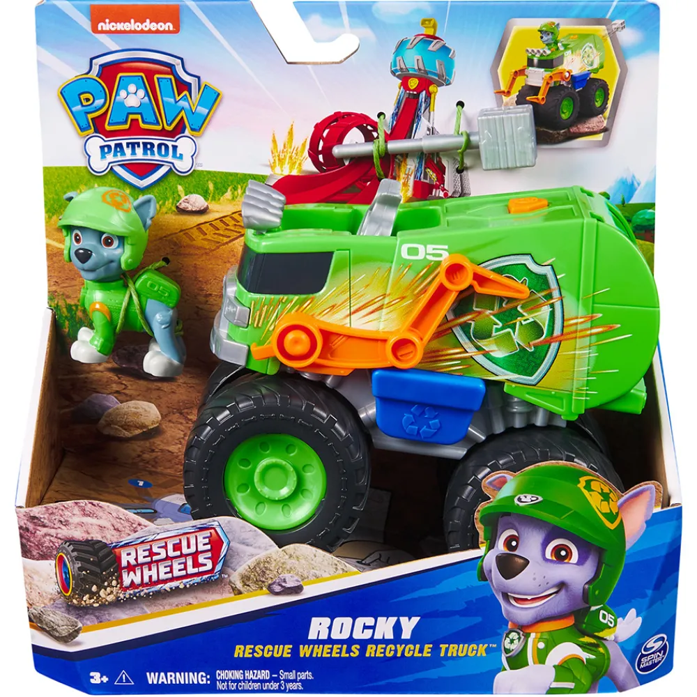 Paw Patrol Lekebiler | Paw Patrol>Rescue Wheels Themed Vehicles - Rocky