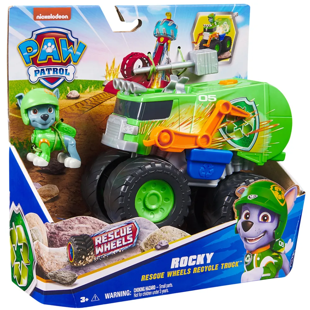Paw Patrol Lekebiler | Paw Patrol>Rescue Wheels Themed Vehicles - Rocky