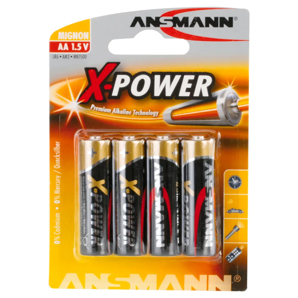 RINGO Batterier>4-pk AA X-Power batterier