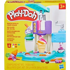Play-Doh Hus Og Hjem>Rainbow Swirl Ice Cream Playset