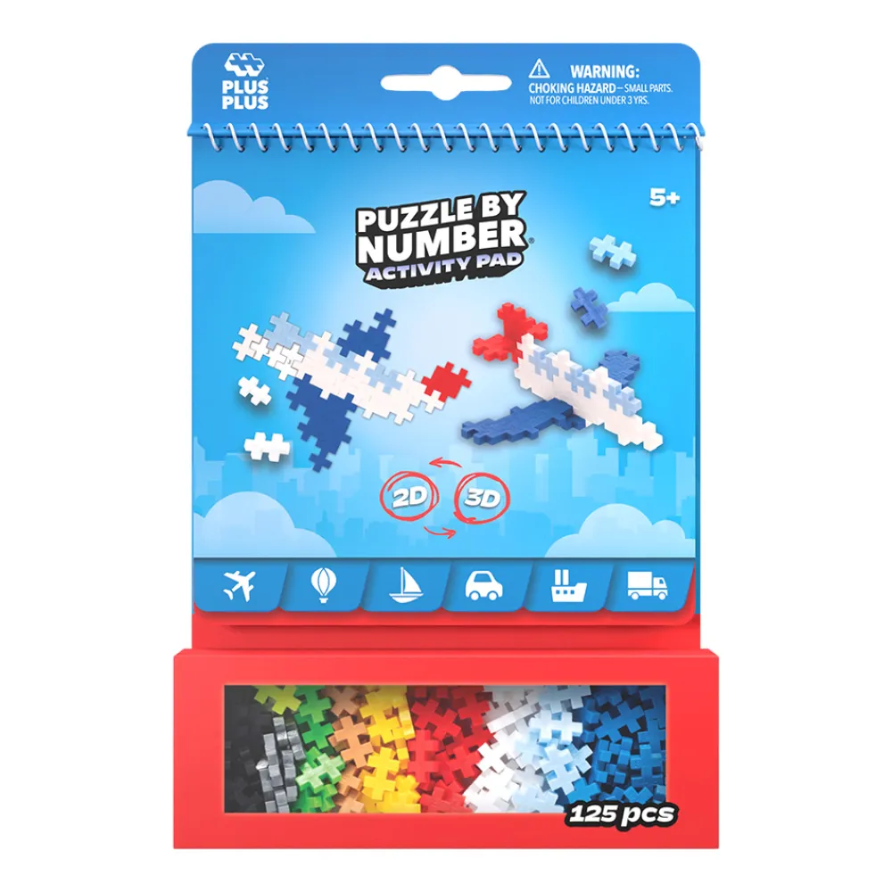 Plus-Plus Vitenskap Og Byggesett>Activity Pad – Transportation