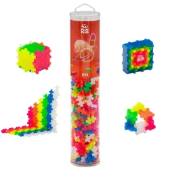 Plus-Plus Vitenskap Og Byggesett>Neon mix 240 brikker
