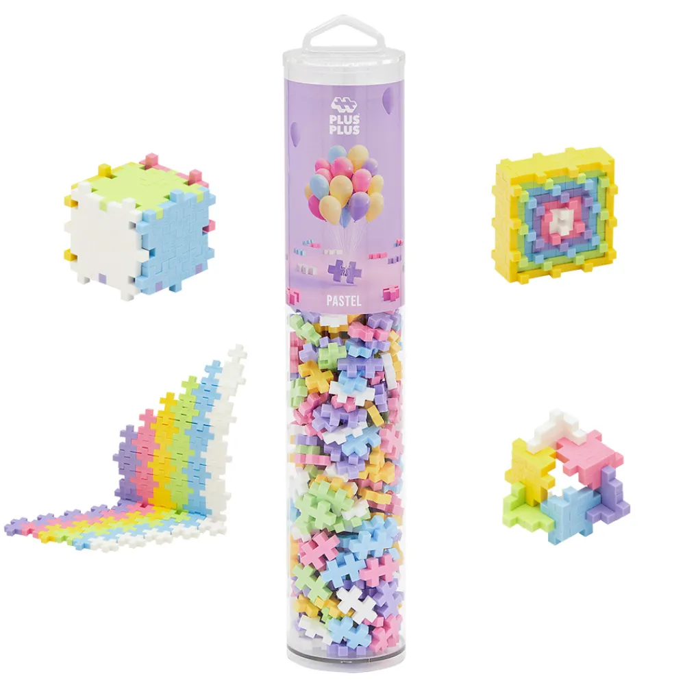 Plus-Plus Vitenskap Og Byggesett>Pastel mix 240 brikker