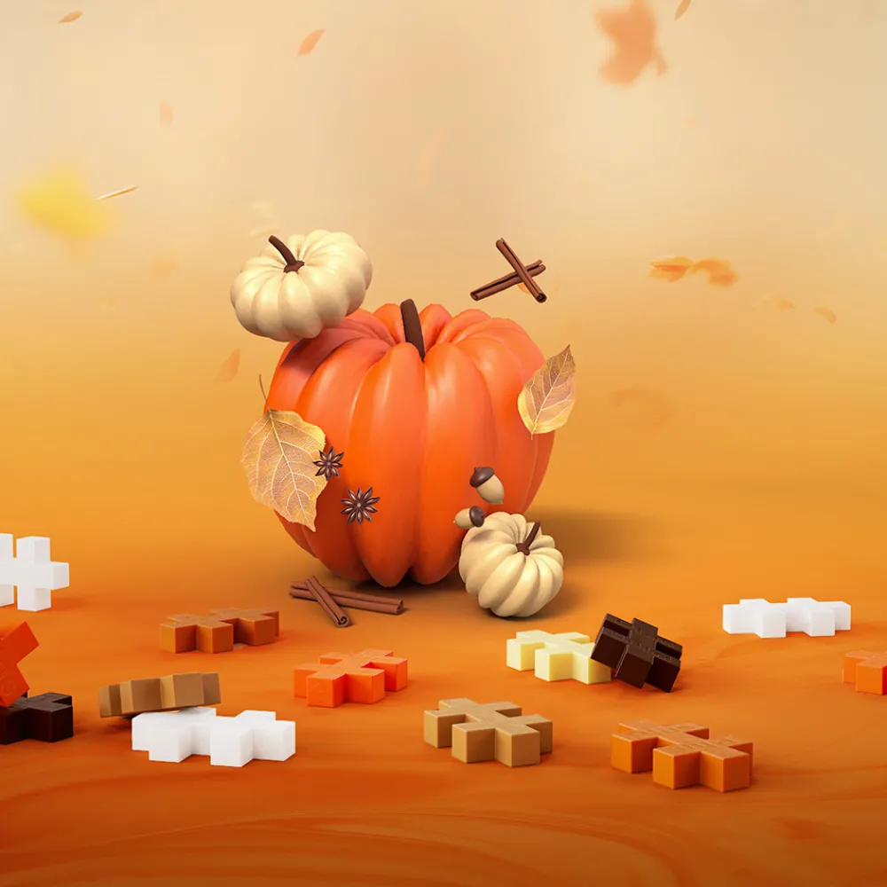 Plus-Plus Vitenskap Og Byggesett>Pumpkin Spice Mix 240 brikker