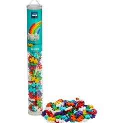 Plus-Plus Vitenskap Og Byggesett>Rainbow mix 100 brikker