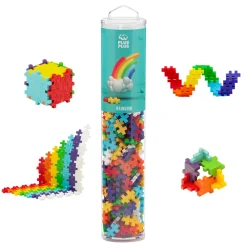 Plus-Plus Vitenskap Og Byggesett>Rainbow mix 240 brikker