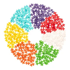 Plus-Plus Vitenskap Og Byggesett>Rainbow mix 240 brikker