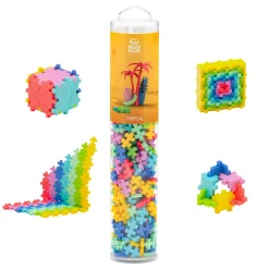 Plus-Plus Vitenskap Og Byggesett>Tropical mix 240 brikker