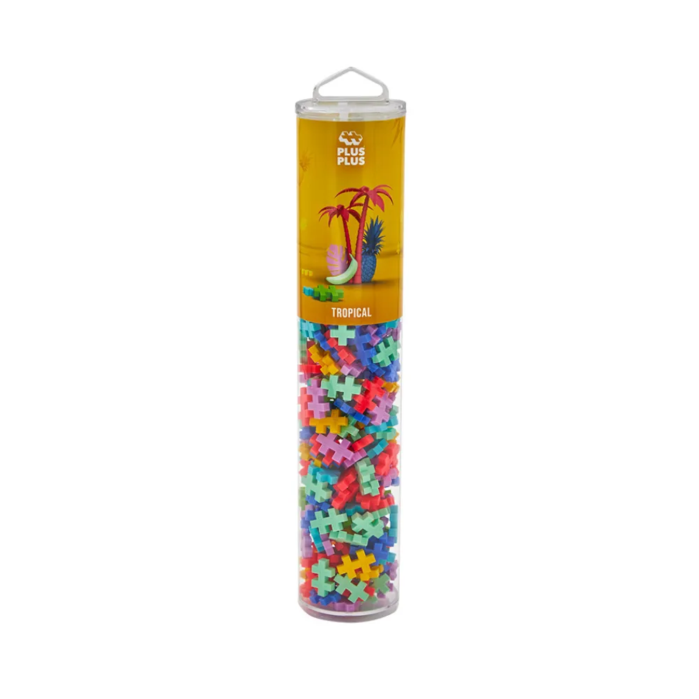 Plus-Plus Vitenskap Og Byggesett>Tropical mix 240 brikker