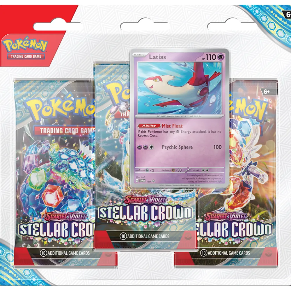 Pokémon Samlekort Og Spillkort | Pokemon>Pokemon 3P Blister Scarlet & Violet - Stellar Crown