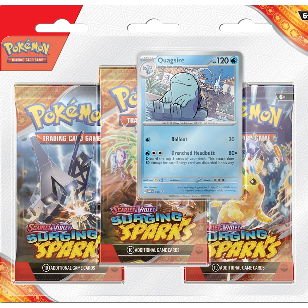 Pokémon Samlekort Og Spillkort | Pokemon>Pokemon 3P Blister Scarlet & Violet—Surging Sparks