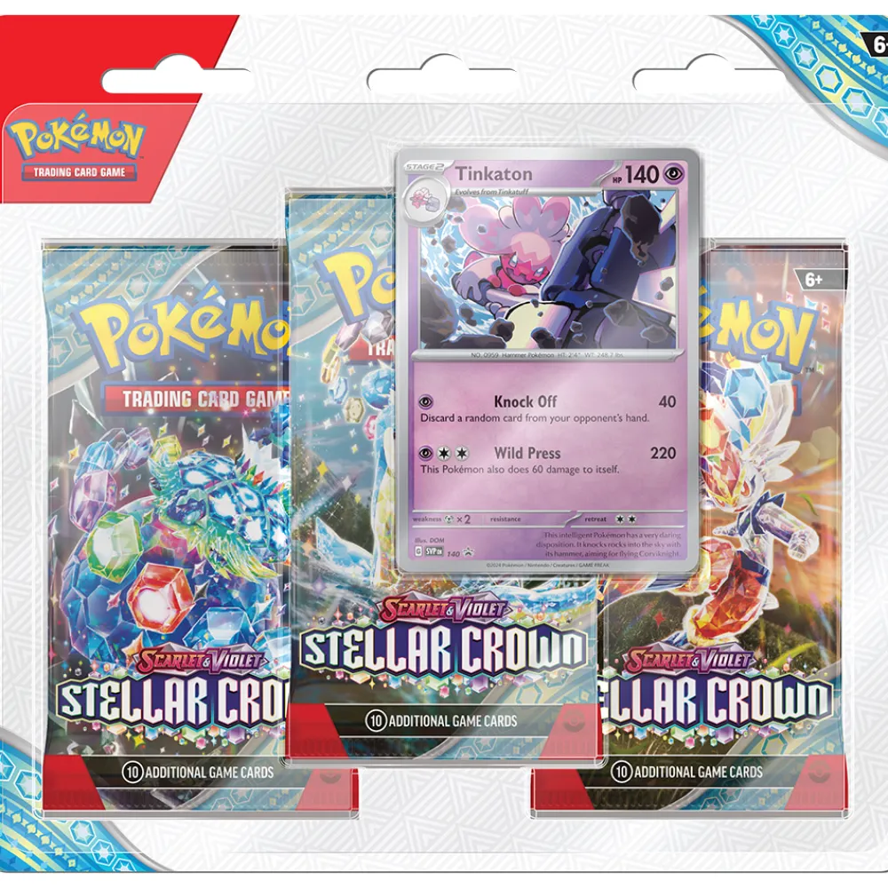 Pokémon Samlekort Og Spillkort | Pokemon>Pokemon 3P Blister Scarlet & Violet - Stellar Crown