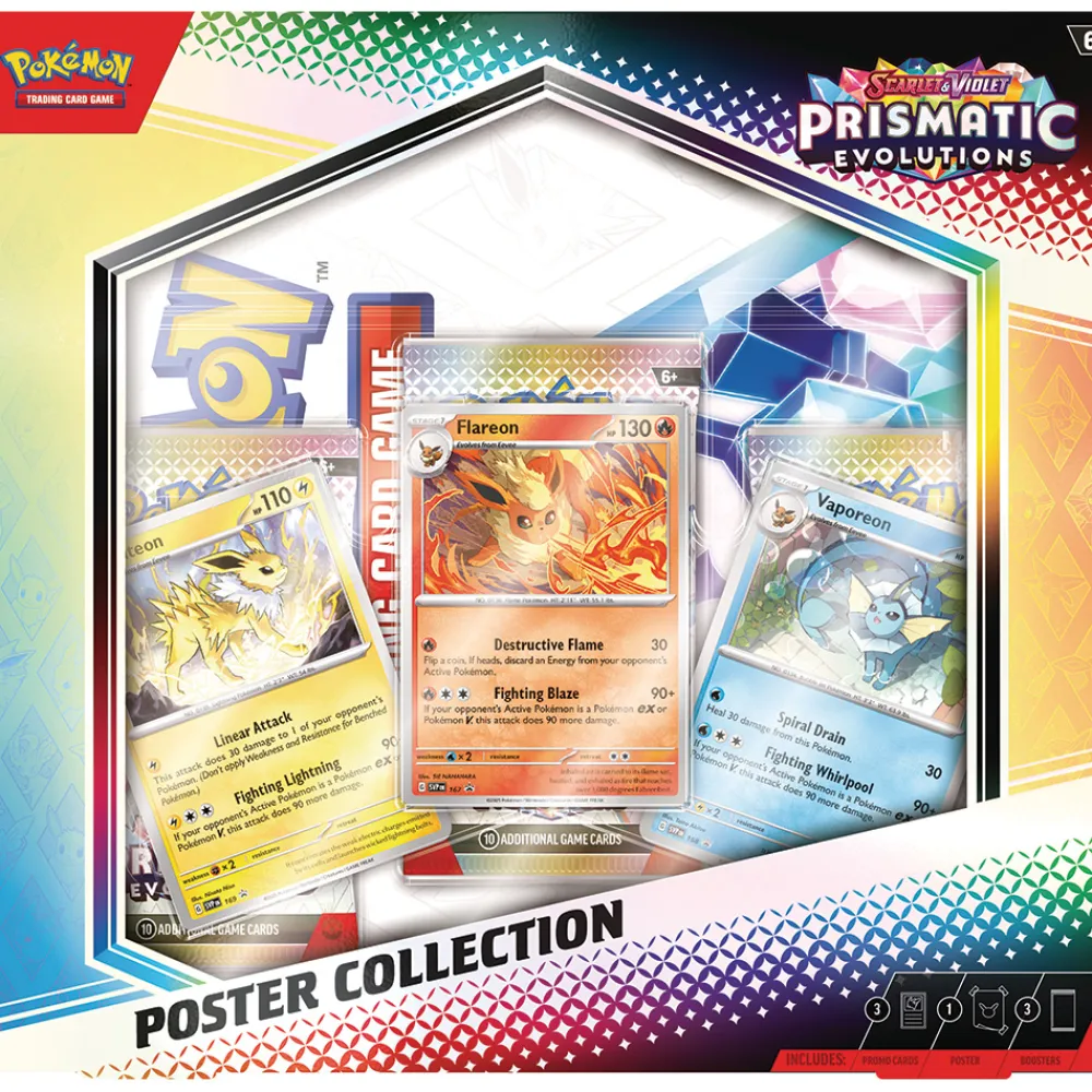 Pokémon Samlekort Og Spillkort | Pokemon>Pokemon Scarlet & Violet—Prismatic Evolutions Poster Box