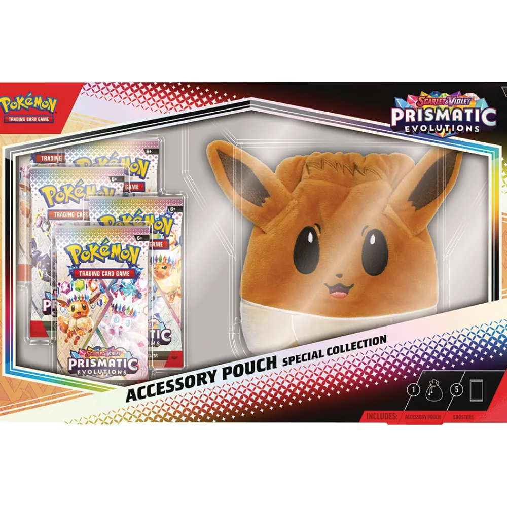 Pokémon Samlekort Og Spillkort | Pokemon>Pokemon Scarlet & Violet—Prismatic Evolutions Accessory Pouch