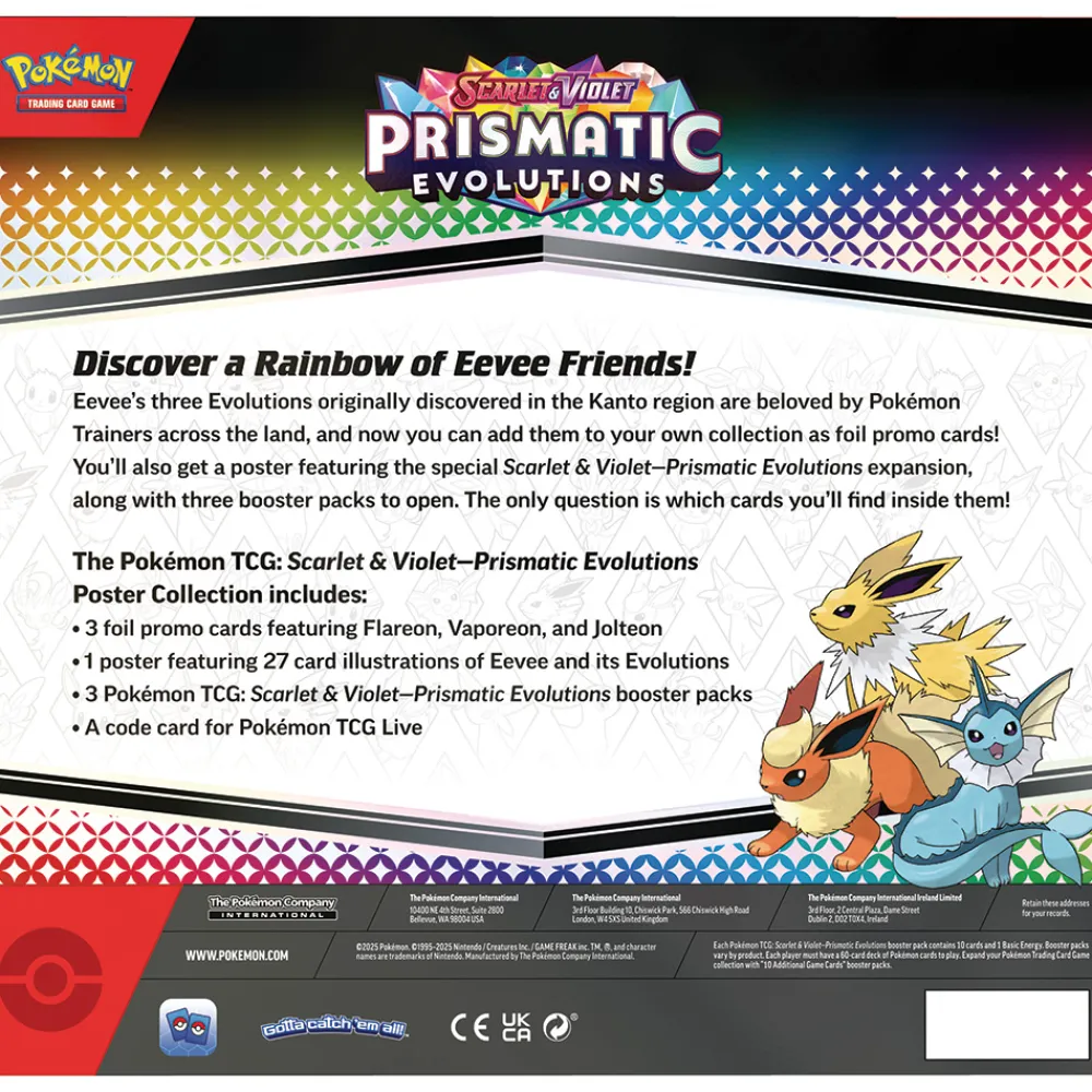 Pokémon Samlekort Og Spillkort | Pokemon>Pokemon Scarlet & Violet—Prismatic Evolutions Poster Box