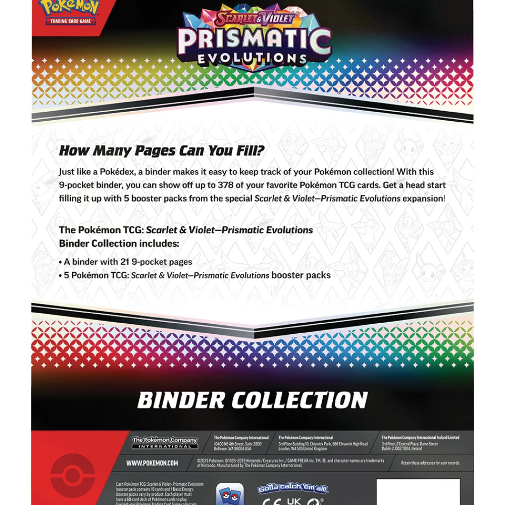 Pokémon Samlekort Og Spillkort | Pokemon>Pokemon Scarlet & Violet—Prismatic Evolutions Binder Collection