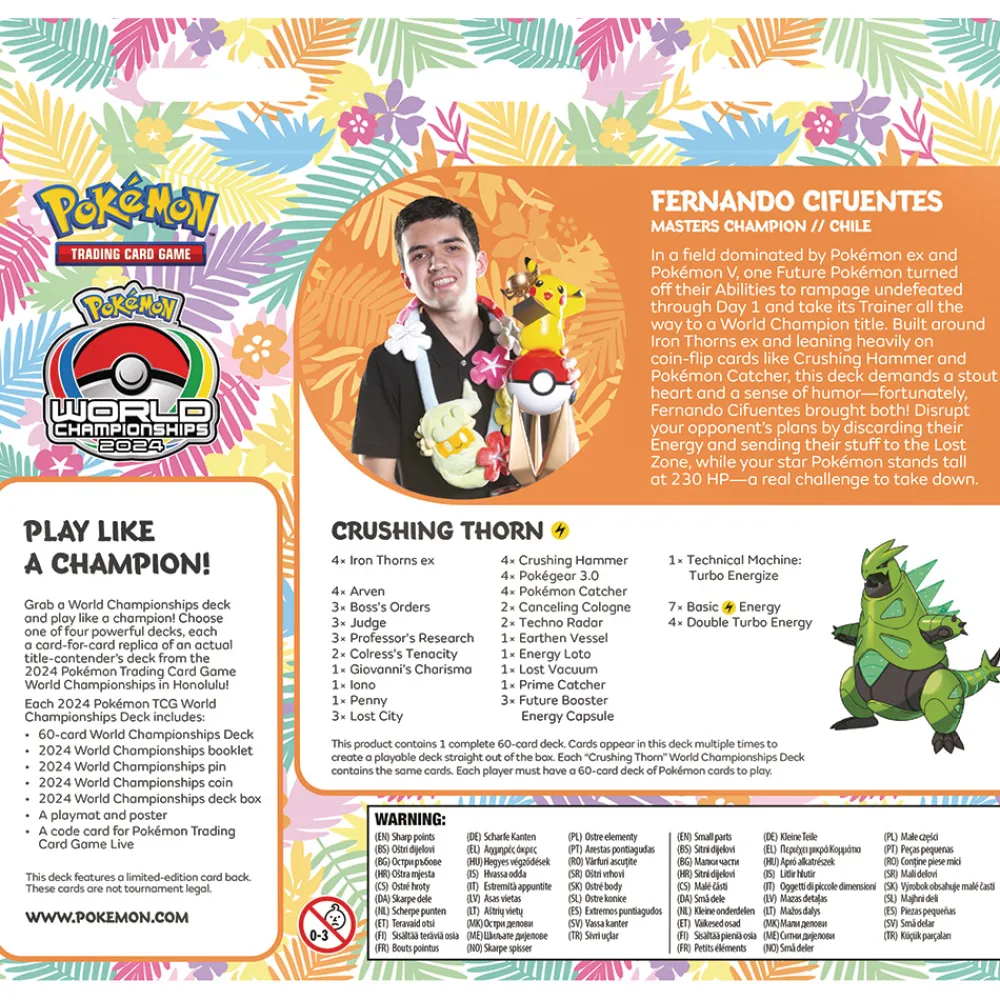 Pokémon Samlekort Og Spillkort | Pokemon>Pokemon World Championships Deck 2024