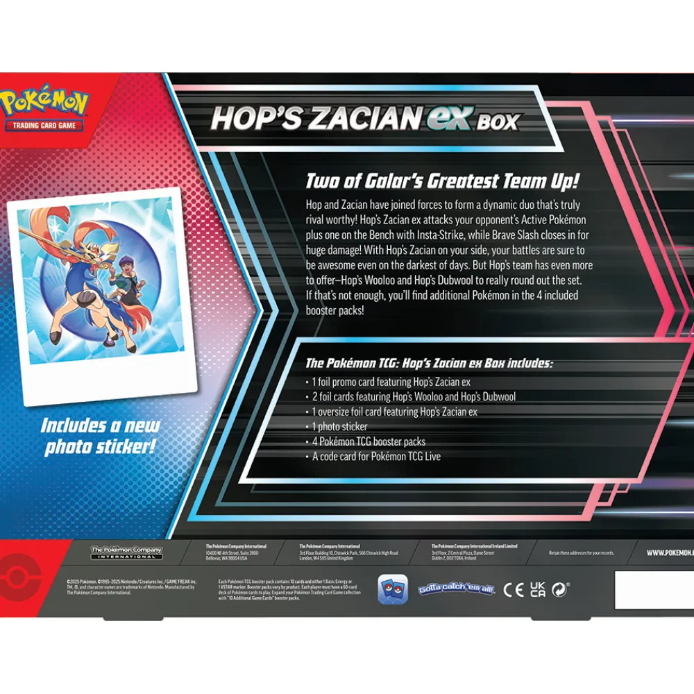 Pokémon Samlekort Og Spillkort | Pokemon>TCG: Hop's Zacian ex Box
