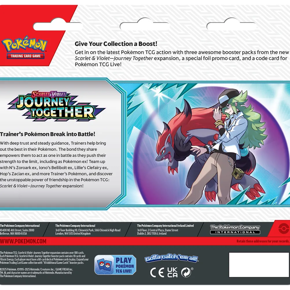 Pokémon Samlekort Og Spillkort | Pokemon>TCG: Scarlet & Violet—Journey Together 3P Blister