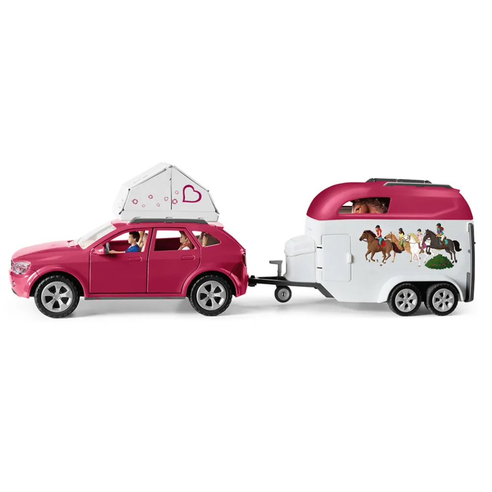 Schleich Schleich>Eventyr med bil og hestehenger