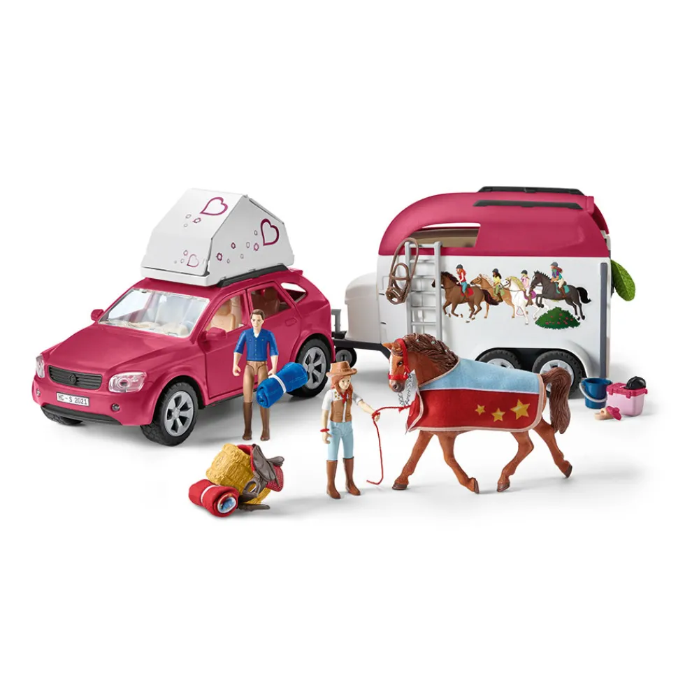 Schleich Schleich>Eventyr med bil og hestehenger