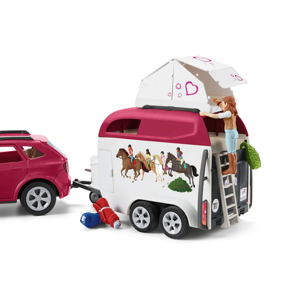 Schleich Schleich>Eventyr med bil og hestehenger