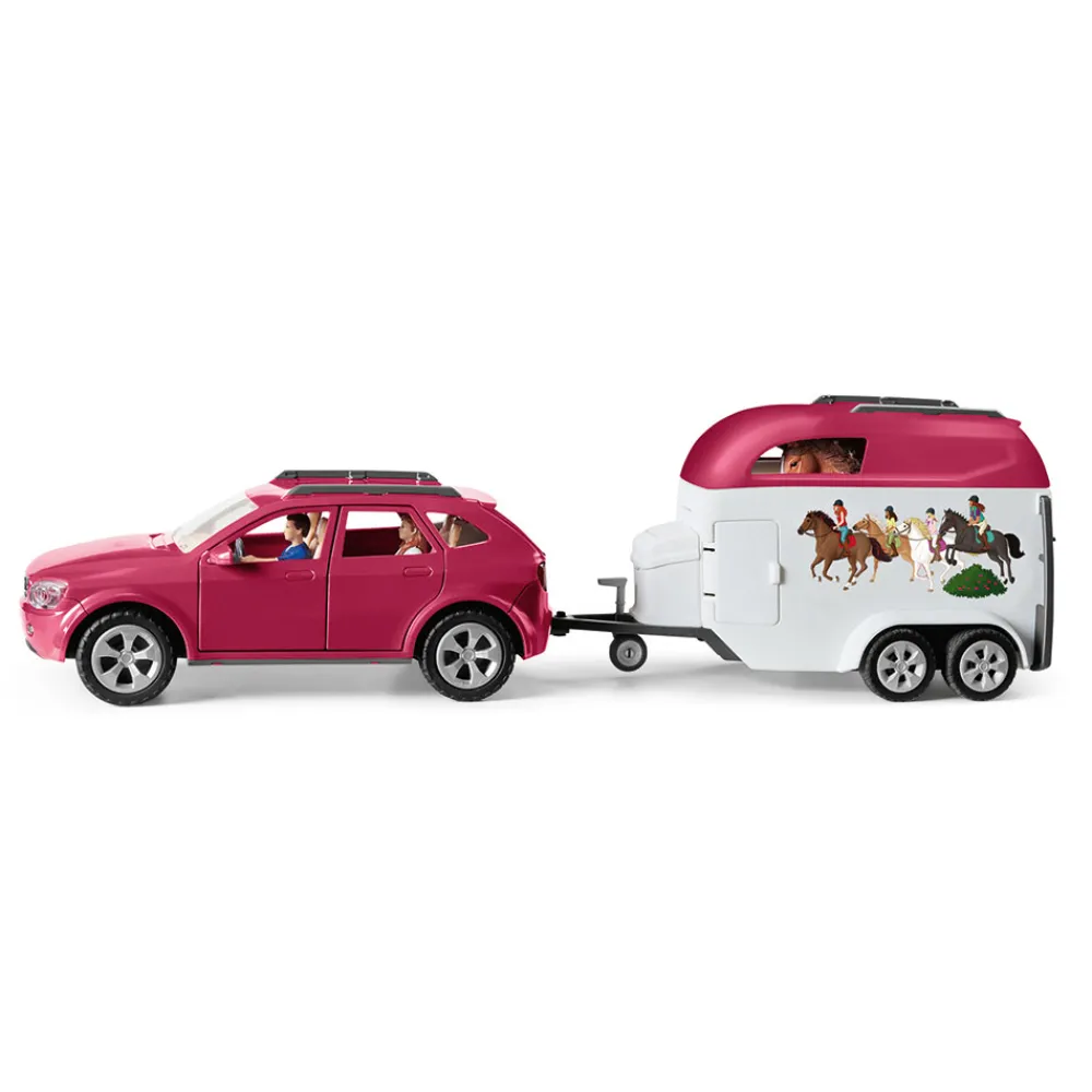 Schleich Schleich>Eventyr med bil og hestehenger