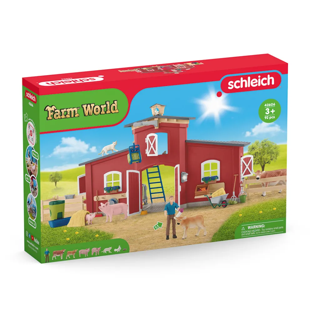 Schleich Schleich>Stor gård med dyr og tilbehør