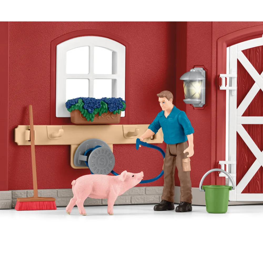 Schleich Schleich>Stor gård med dyr og tilbehør