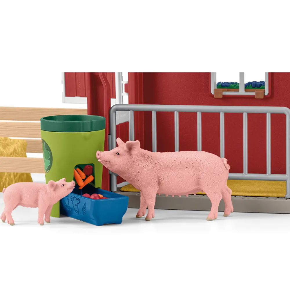 Schleich Schleich>Stor gård med dyr og tilbehør