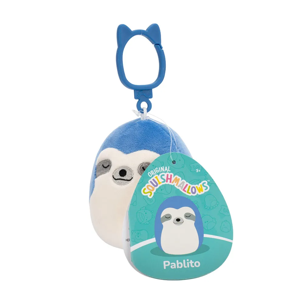Squishmallows Fidgets Og Småleker | Squishmallows>9 cm Clip On Pablito the Sloth