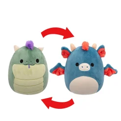 Squishmallows Squishmallows>13 cm Flip A Mallows Magtus the Basilisk / Carin the Dragon