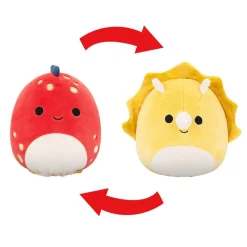 Squishmallows Fidgets Og Småleker | Squishmallows>13 cm Flip A Mallows Dolan the Dinosaur / Lancaster the Triceratops