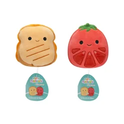 Squishmallows Squishmallows>13 cm Flip A Mallows Lil Gouda the Grilled Cheese / Ritter the Tomato