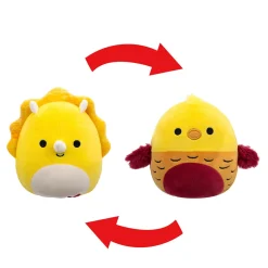 Squishmallows Squishmallows>13 cm Flip A Mallows Lancaster the Triceratops / Beck The Pheasant