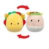 Squishmallows Squishmallows>13 cm Flip A Mallows Tex the Taco / Bernardo the Burrito