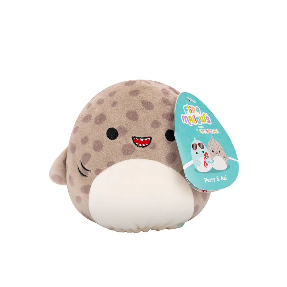 Squishmallows Fidgets Og Småleker | Squishmallows>13 cm Flip A Mallows Perry the Dolphin / Azi the Leopard Shark